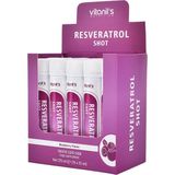 Resveratrol Shot Yaban Mersini Aromalı (Üzüm Çekirdeği Ekstresi, Glutatyon, Kuersetin) 15X25ML