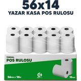 Retapack 56X14 Termal Yazarkasa Pos Rulosu - 100 Adet Rulo/10 Paket