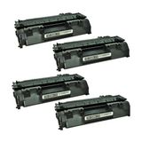Retech HP 05A-CE505A Toner Muadil Yazıcı Kartuş 4 Lü Ekonomik Paket Siyah