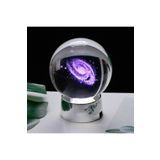 Retina Shop Kristal Samanyolu Galaksi Cam Küre Renk Değiştiren Led Işıklı Ampul Gece Lambası