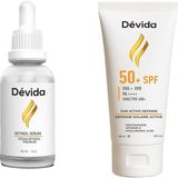 Retinol Serum Kırışıklık Karşıtı ve Leke Karşıtı Güneş Kremi 2 li set