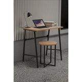 RetoDesign 45/72 Çalışma Masası ve Taburesi Takım Genel Amaçlı Masa ve Tabure 1120 - 72*72 - Ahşap