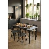 Retodesign 60/140 Antrasit Yemek Masası, Bilgisayar Masası; Oyuncu Masası 9001 Siyah