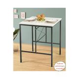 Retodesign Beyaz Yıldız 2 Kişilik 60/60 Yemek Masası Mutfak Masası 1601B Beyaz