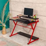 Retodesign Çalışma Masası Gaming Masa - Y: 72 cm D: 60 cm G: 100 cm - Kırmızı