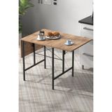 Retodesign Katlanır Mutfak Masası Modern Ahşap Tasarım 1625 Kullanışlı ve Şık