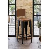 Retodesign Lotus Bar Sandalyesi 9010 Siyah