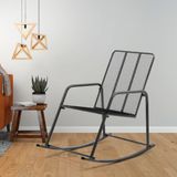 Retodesign Metal Sallanan Sandalye/ Bebek Emzirme Koltuğu/Baba Koltuğu