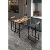 Retodesign Minderli Good Bar Masa Takımı Atlantik Çam