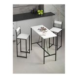 Retodesign RETODESİGN BEYAZ GOOD BAR MASA TAKIMI 1651B