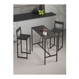 Retodesign RETODESİGN SİYAH GOOD BAR MASA TAKIMI