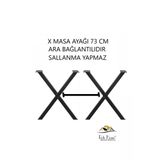 Retodesign RETODESİGN X METAL MASA AYAĞI 2301