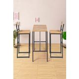 Retodesign Retohome Good 100/45 Bar Masası /yemek Masası Takımı 1651