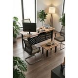 Retodesign SEHPALI BÜRO MASASI ,OFİS MASASI, 140 CM. ÇALIŞMA MASASI TAKIMI 5141