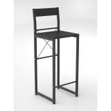 Retodesign Siyah Good Bar Sandalyesi 1652S