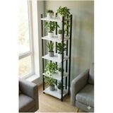 Retodesign Zen 5 Katlı Beyaz Kitaplık 6005B Beyaz