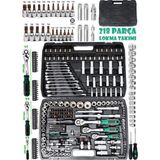 Retools 218 Parça Lokma Seti: Tam Profesyonel 72 Diş Eğik Cırcır, Oto Tamirci Full Set 1/2-1/4-3/8