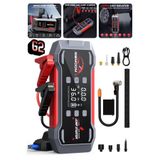 Retools Bsmoom 9000A 6’sı 1 Arada Araç Akü Takviye Cihazı – Hava Kompresörü, Akıllı Kablo, 12V