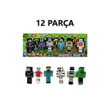 Retoys Minecraft 12'li Süper Kahramanlar Süperman Batman Figürler Aksesuarlı Sök Tak Lego