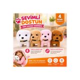 Retoys Sevimli Peluş Yürüyen Köpek Sesli Zıp Zıp Modeli 15 Cm (Renk Seçenekli)