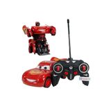 Retoys Şimşek Mcqueen Cars Uzaktan Kumandalı Robota Dönüşen Şarjlı Araba Oyuncak (Pil Dahil)