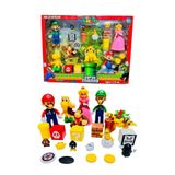Retoys Süper Mario 21 Parça Et Işıklı Oyuncak Set Figür Set