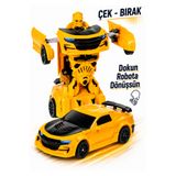 Retoys Transformers Bumblebee Çek Bırak Robota Dönüşen Araç