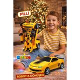 Retoys Transformers Bumblebee Robota Dönüşen Sesli Işıklı Oyuncak Robot Araba