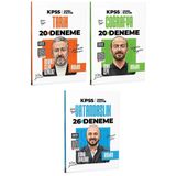 Retro 2026 Kpss Tarih + Coğrafya + Vatandaşlık 66 Deneme 3 Lü Set Retro Yayıncılık