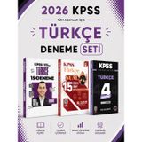 Retro 2026 KPSS Türkçe Deneme & Yediiklim KPSS Türkçe Deneme & KPSS Türkçe Deneme EVP Akademi Seti