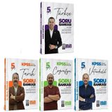 Retro 2026 KPSS Türkçe+Tarih+Coğrafya+Vatandaşlık Kültür 5Yüz Soru Bankası 4 lü Set Retro Yayıncılık