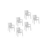 RETRO ART Markiz Rattan Koltuk | 6lı Set Hk-700