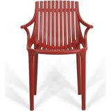 Retro Art Monaco Kafe ve Bahçe Sandalyesi 4'lü Set - Kiremit