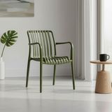 Retro Art Paris Sandalye 6'lı Set – Bahçe Balkon Kafe Restoran Sandalyesi - Yeşil