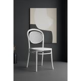 RETRO ART Pluto 2’li Kolsuz Kafe Sandalyesi | Bahçe, Balkon ve Teras İçin