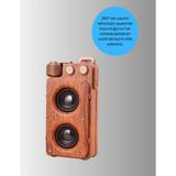 Retro Bluetooth Hoparlör Ahşap Görünümlü 5W Çift Stereo Ses Nemere