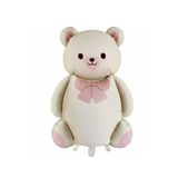 Retro Büyük Bej Ayı Folyo Balon Teddy Bear 65,5-90 Cm