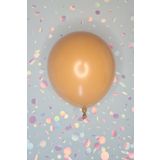 Retro Caramel Brown Lateks Balon 12 inç Retro Renk Balonlar 10 lu