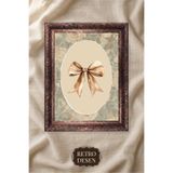 Retro Çerçeveli Vintage Çocuk Odası Tablosu, Bebek Odası Tablosu, Çocuk Odası Duvar Dekoru Fiyonk (00236)