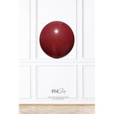Retro Deep Red Lateks Balon 12 inç Retro Renk Balonlar 10 lu