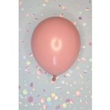 Retro Dusty Rose Lateks Balon 12 inç Retro Renk Balonlar 10 lu