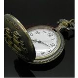 Retro Gemi Tasarımlı Quartz Köstekli Cep Saati