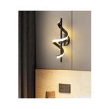 retro home design Alex Model Pilli Tak Çalıştır Siyah Led Aplik Pil Dahil Yatak Odası Salon