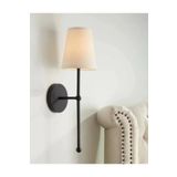 retro home design Beyaz Konik Şapkalı Elektrikli 1 Adet Salon Yatak Odası Duvar Aplik