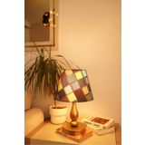 retro home design Eskitme Ayaklı Home Detaylı Masa Lambası Dekoratif Abajur Salon Yatak Odası