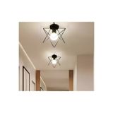 retro home design Siyah 1 Adet Plafonyer Zikzak Salon Hol Mutfak Avize