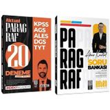 Retro + İndeks 2026 KPSS ALES DGS TYT AYT Paragraf Soru Bankası + 20 Deneme 2 li Set - Aker Kartal, Berk Ekici Retro + İ