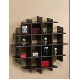 Retro Mdf Duvar Rafı-Kitaplık