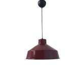 Retro Metal Bordo Dekoratif Ruktik Tekli Sarkıt Kafe Mutfak Aydınlatma Çap:30 Cm