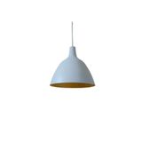 Retro Metal Dekoratif Beyaz İçi Gold Tekli Sarkıt Avize çap:28 cm